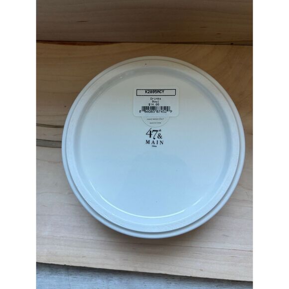 Creative Brands 47th & Main Ceramic Pet Bowl Drinks Brand New - Picture 2 of 2